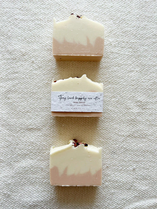 They Lived Happily Ever After: Wedding Favour Soap Bar