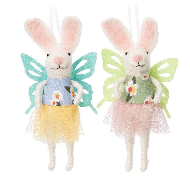 Bunny with Wings Ornament
