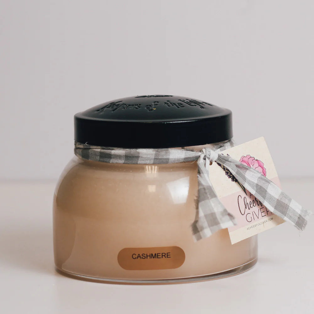 Cashmere Scented Candle - 22 oz, Luxurious Mama Jar Treasures of my HeART