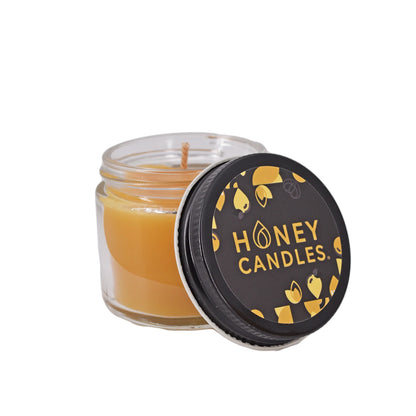 Natural Beeswax Jar Candles