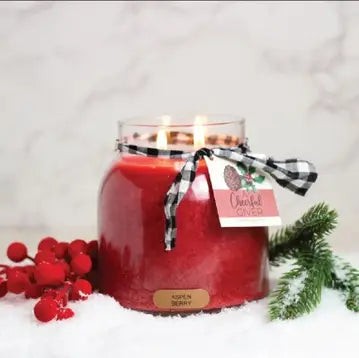 Aspen Berry Scented Candle - 22 oz, Double Wick, Mama Jar Treasures of my HeART