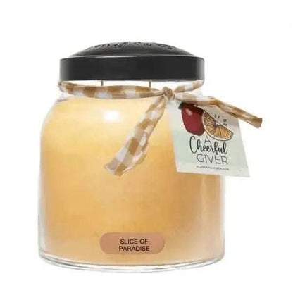 Slice Of Paradise Scented Candle - 34 Oz, Double Wick, Papa Jar Treasures of my HeART