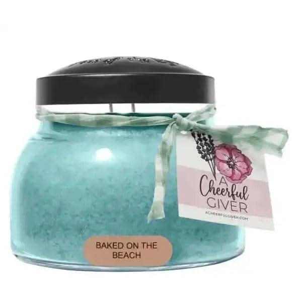 Baked On The Beach Scented Candle - 22 Oz, Double Wick, Mama Jar Treasures of my HeART