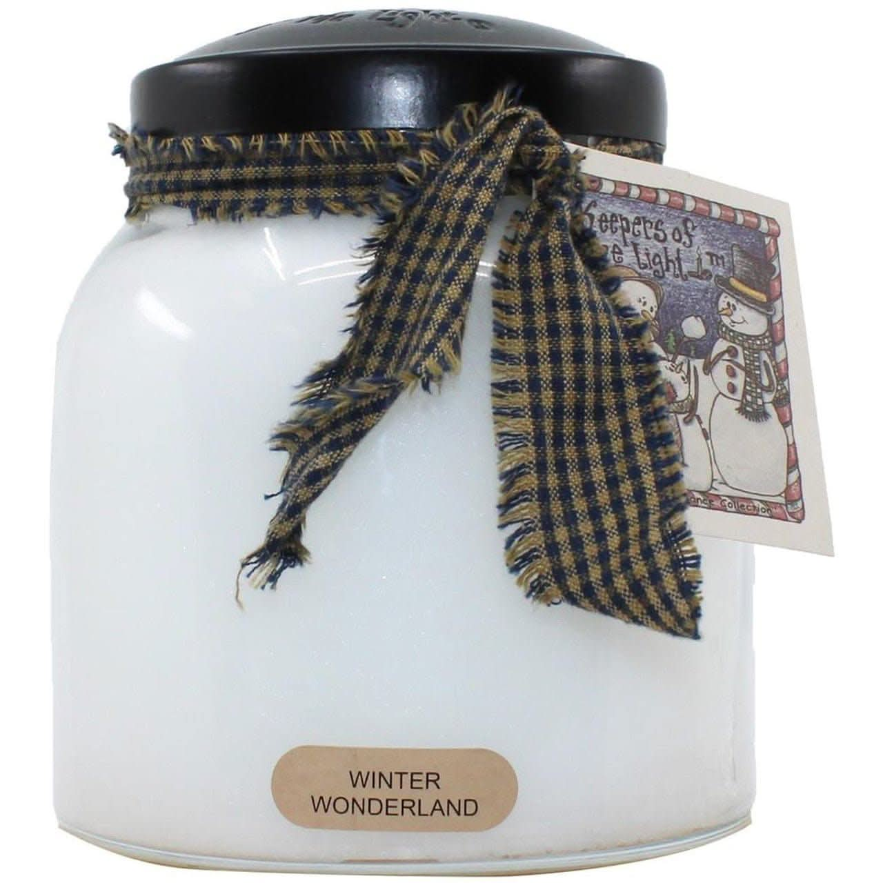 Winter Wonderland- 34 Oz, Double Wick, Papa Jar Treasures of my HeART