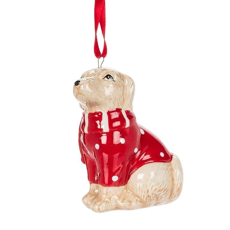 Dog in Sweater Ornament - Treasures of my HeART