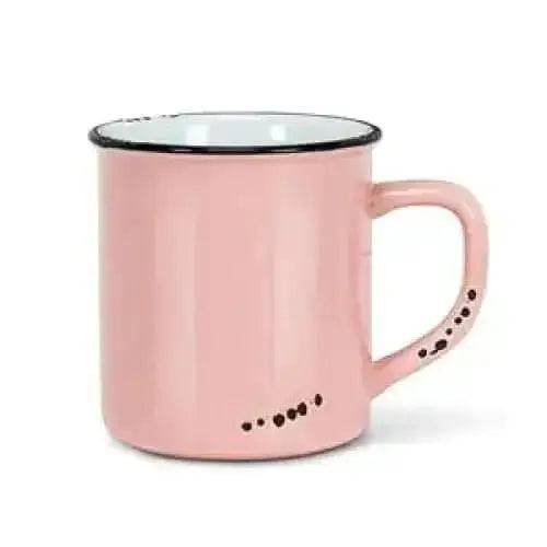 Enamel Look Mug-pink - Treasures of my HeART