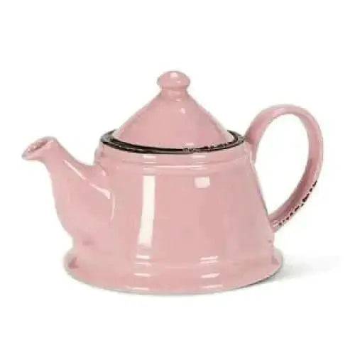 Enamel Look Teapot Pink - Treasures of my HeART