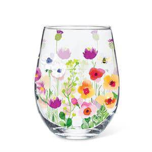 Bee Garden Stemless Wine Glass Treasures of my HeART