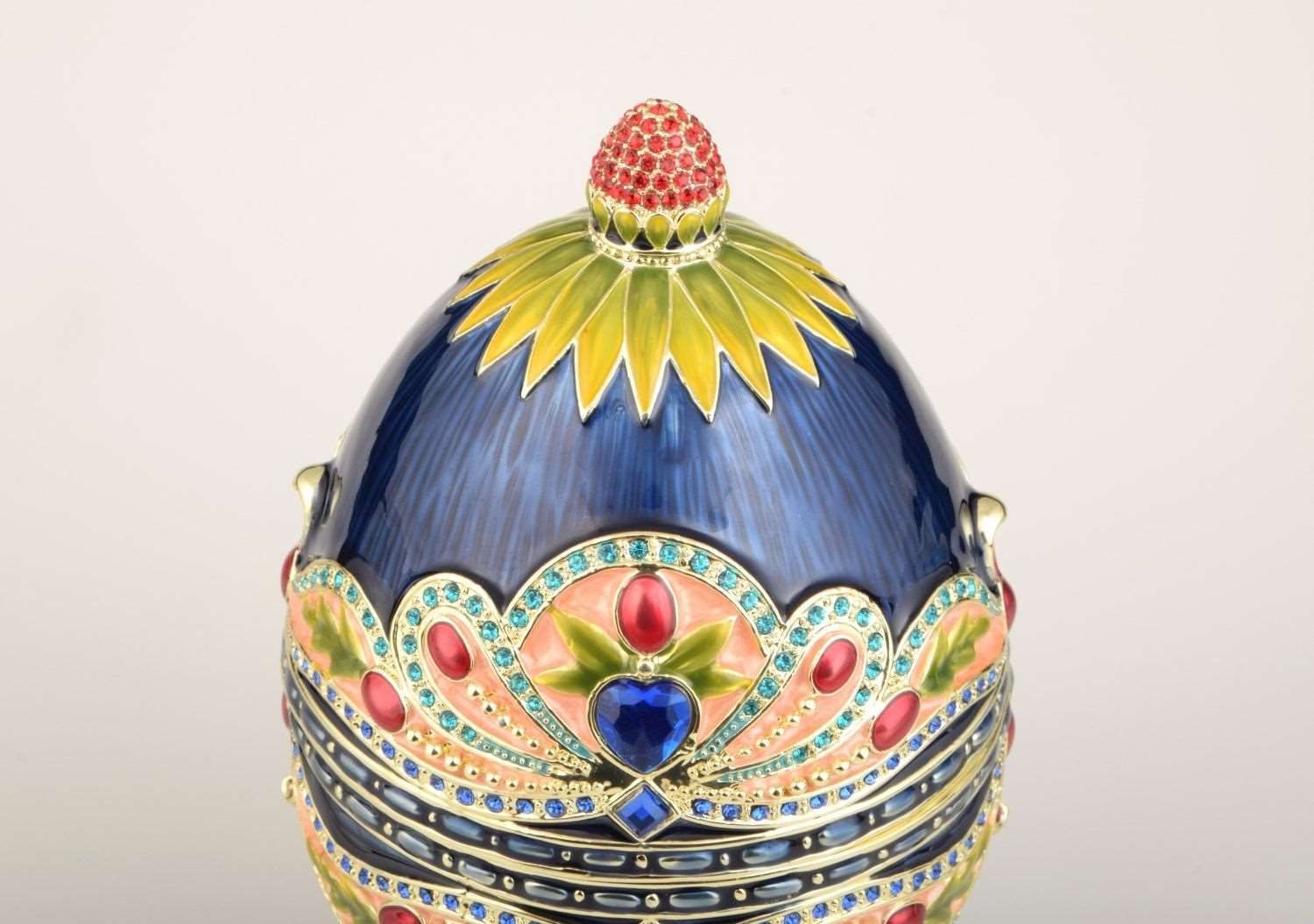 Blue Colorful Russian Egg | Treasures of my HeART
