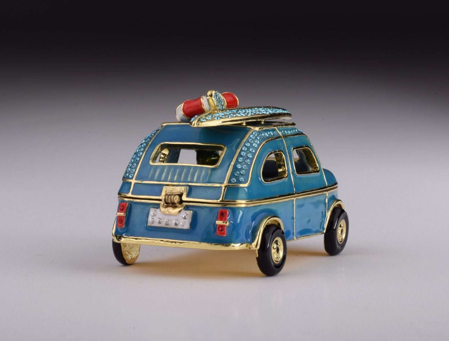 Blue Surfing Car with Surfboard | Treasures of my HeART