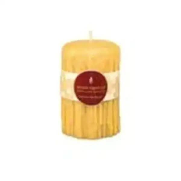 Heritage Drip Natural Beeswax Pillar Candles - Medium Treasures of my HeART