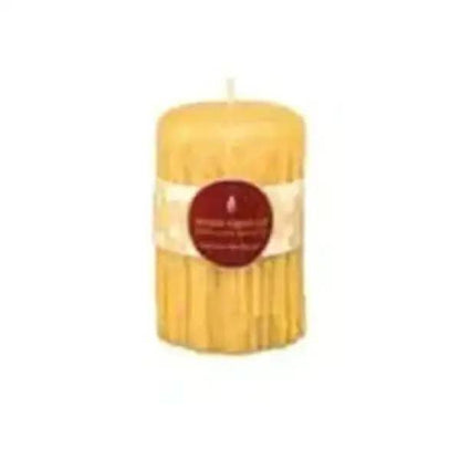 Heritage Drip Natural Beeswax Pillar Candles - Medium Treasures of my HeART