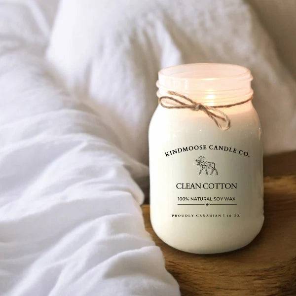 Clean Cotton Soy Candle - Treasures of my HeART