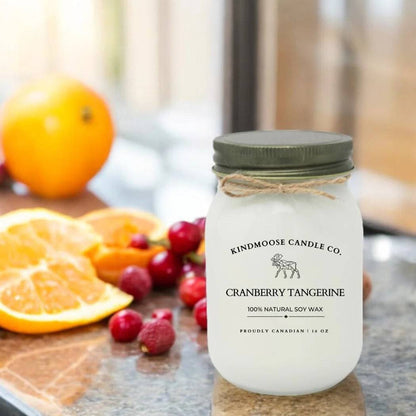 Cranberry Tangerine Soy Candle - Treasures of my HeART