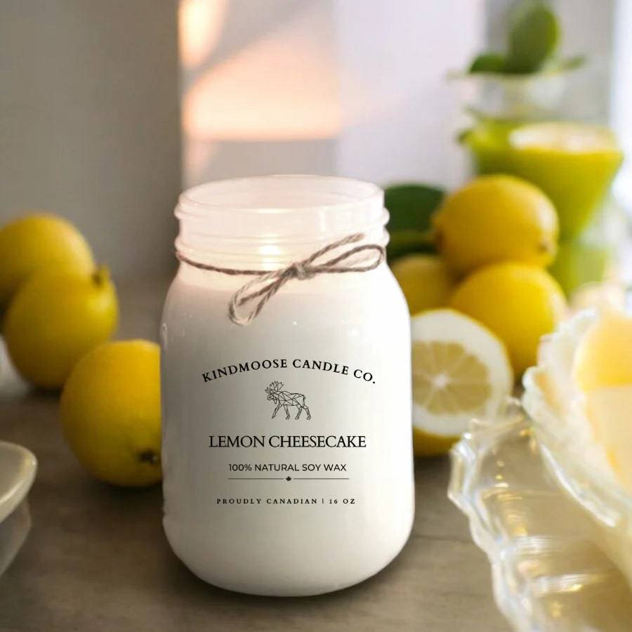 Lemon Cheesecake Soy Candle - Treasures of my HeART