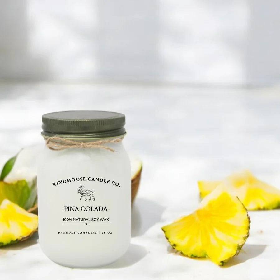 Pina Colada Soy Candle - Treasures of my HeART