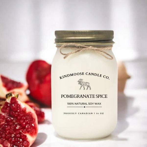 Pomegranate Spice Soy Candle - Treasures of my HeART