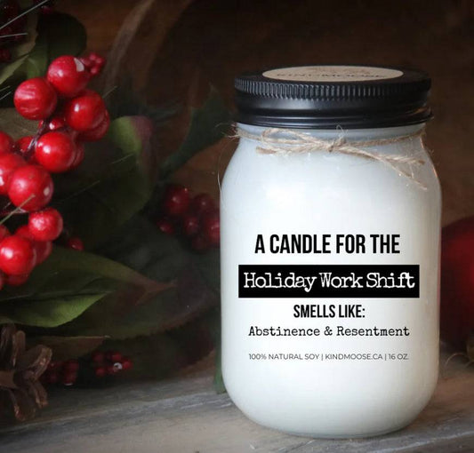 A Candle for the holiday shift - Treasures of my HeART