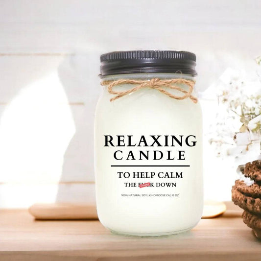 Relaxing Candle , To Help You Calm the F*ck Down - Treasures of my HeART