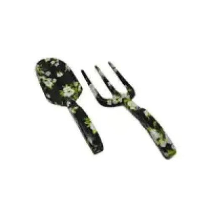 Garden Tool Set Flowers Black - Treasures of my HeART