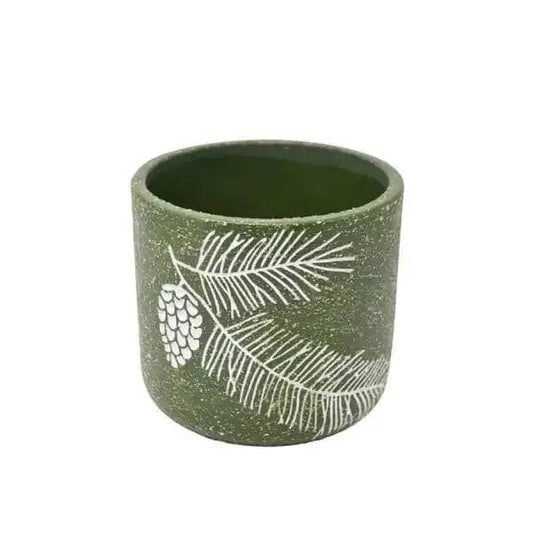 Fir Green Design Planter Pot - Treasures of my HeART