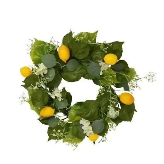 Summer Wreath With Lemons - Treasures of my HeART