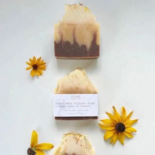 Sunflower Fields Soap Bar Treasures of my HeART