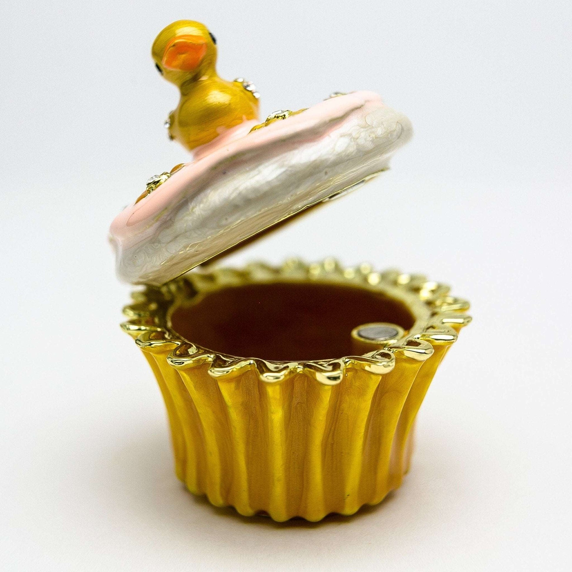 Yellow Duck on Cupcake - Treasures of my HeART