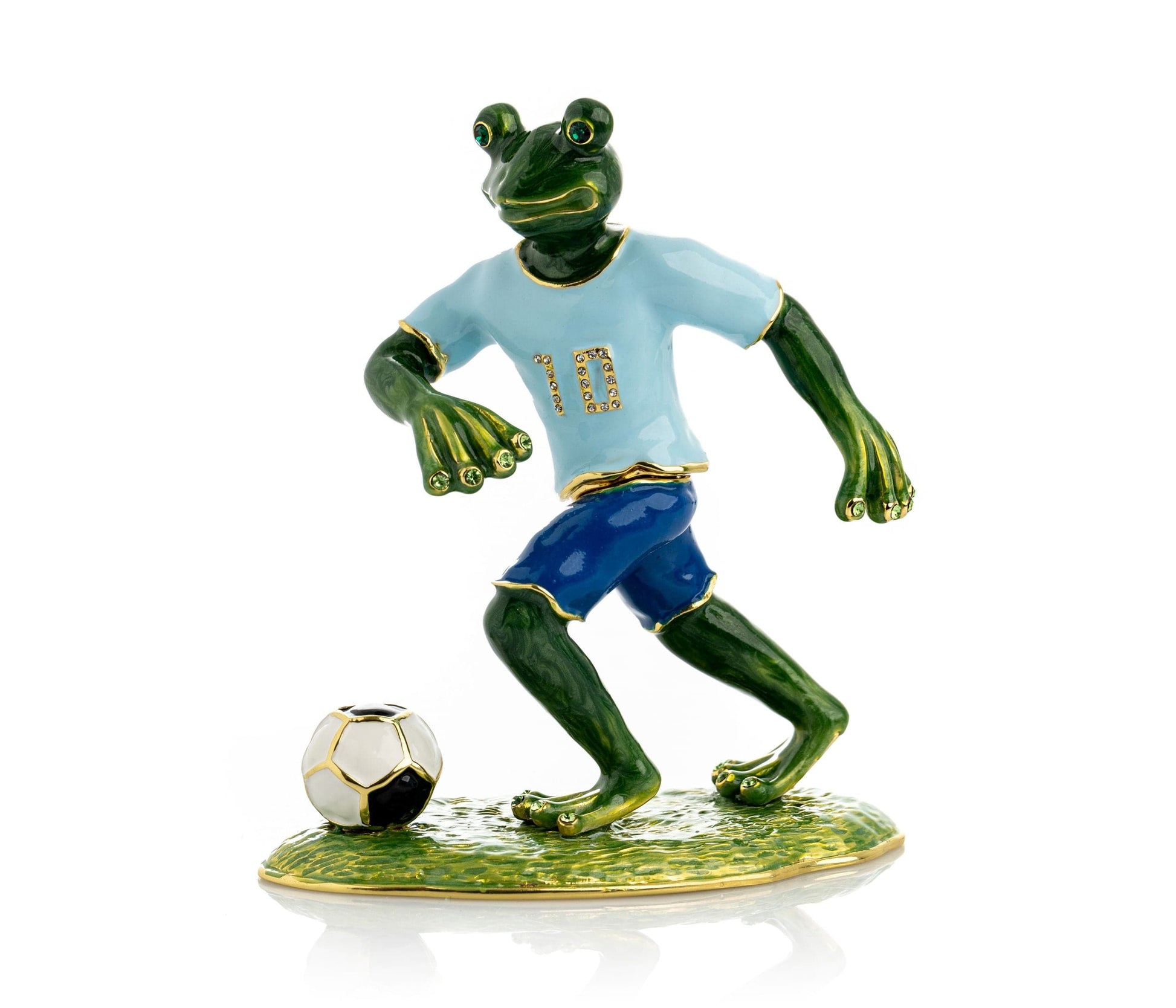 Frog Playing Football-0