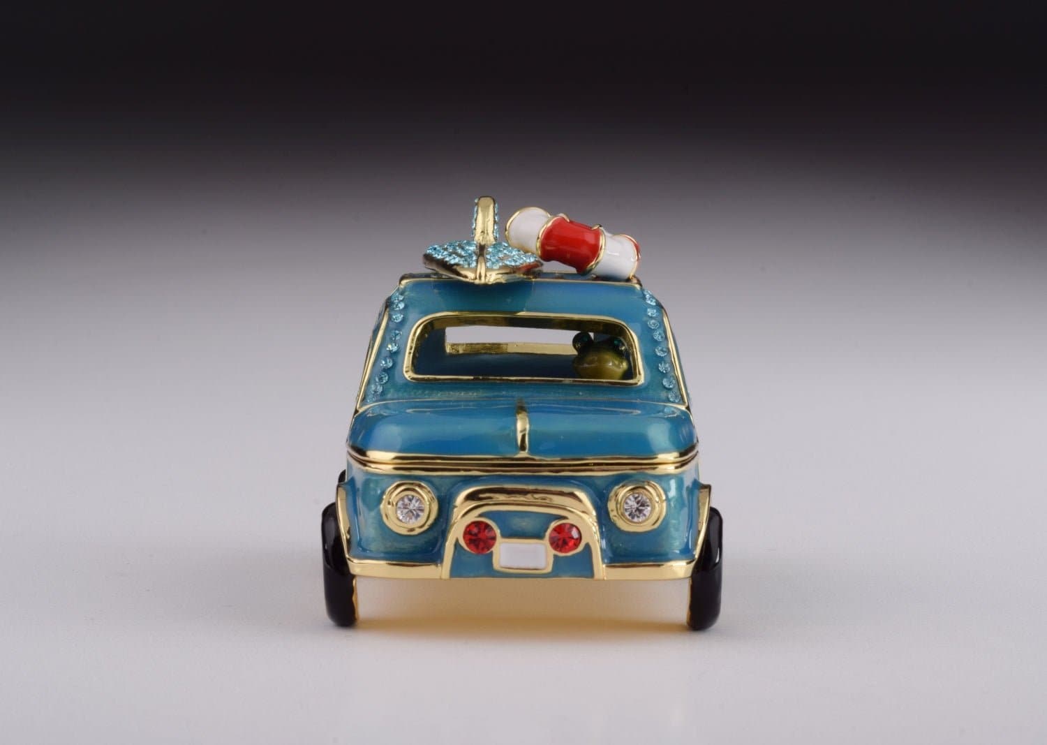 Blue Surfing Car with Surfboard - Treasures of my HeART