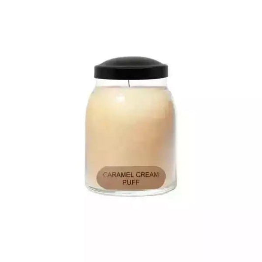 Caramel Cream Puff Scented Candle - 6 Oz, Baby Jar | Treasures of my HeART