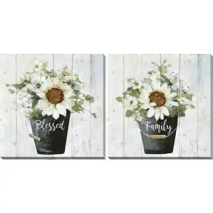 Country Romance Canvas Print Set Of 2 | Treasures of my HeART