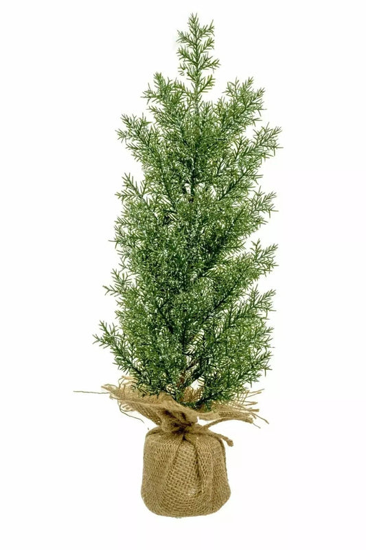 DARK GREEN FROSTED PINE NEEDLE TREE | Treasures of my HeART