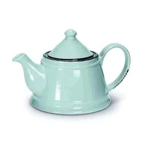Enamel Look Teapot Green | Treasures of my HeART