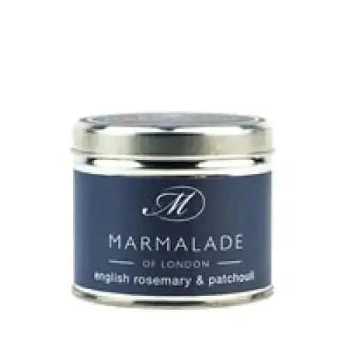 English Rosemary And Patchouli Medium Tin Candle | Treasures of my HeART