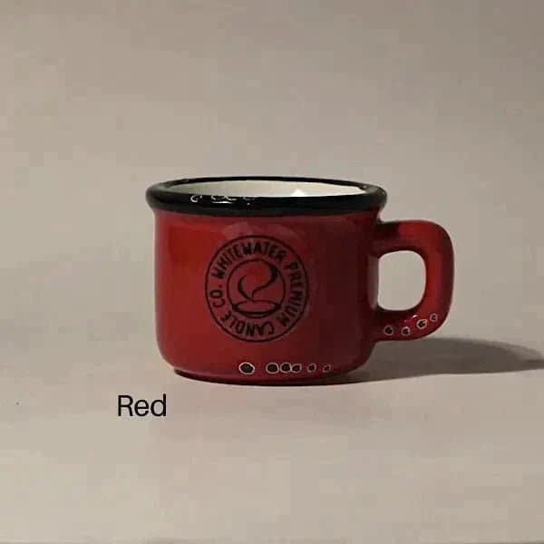 Espresso Mug Candle Red Pom A no | Treasures of my HeART