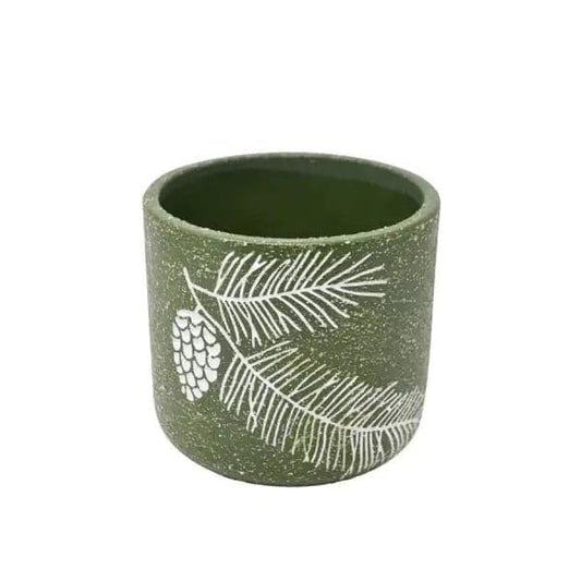 Fir Green Design Planter Pot | Treasures of my HeART
