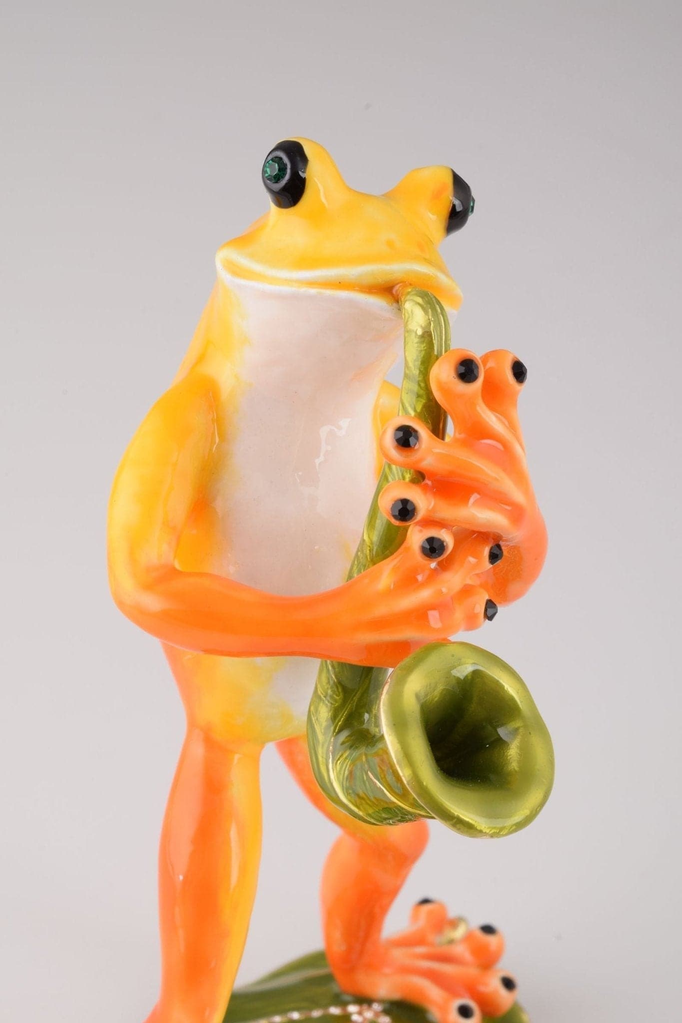 Frog Playing a Saxophone - Treasures of my HeART