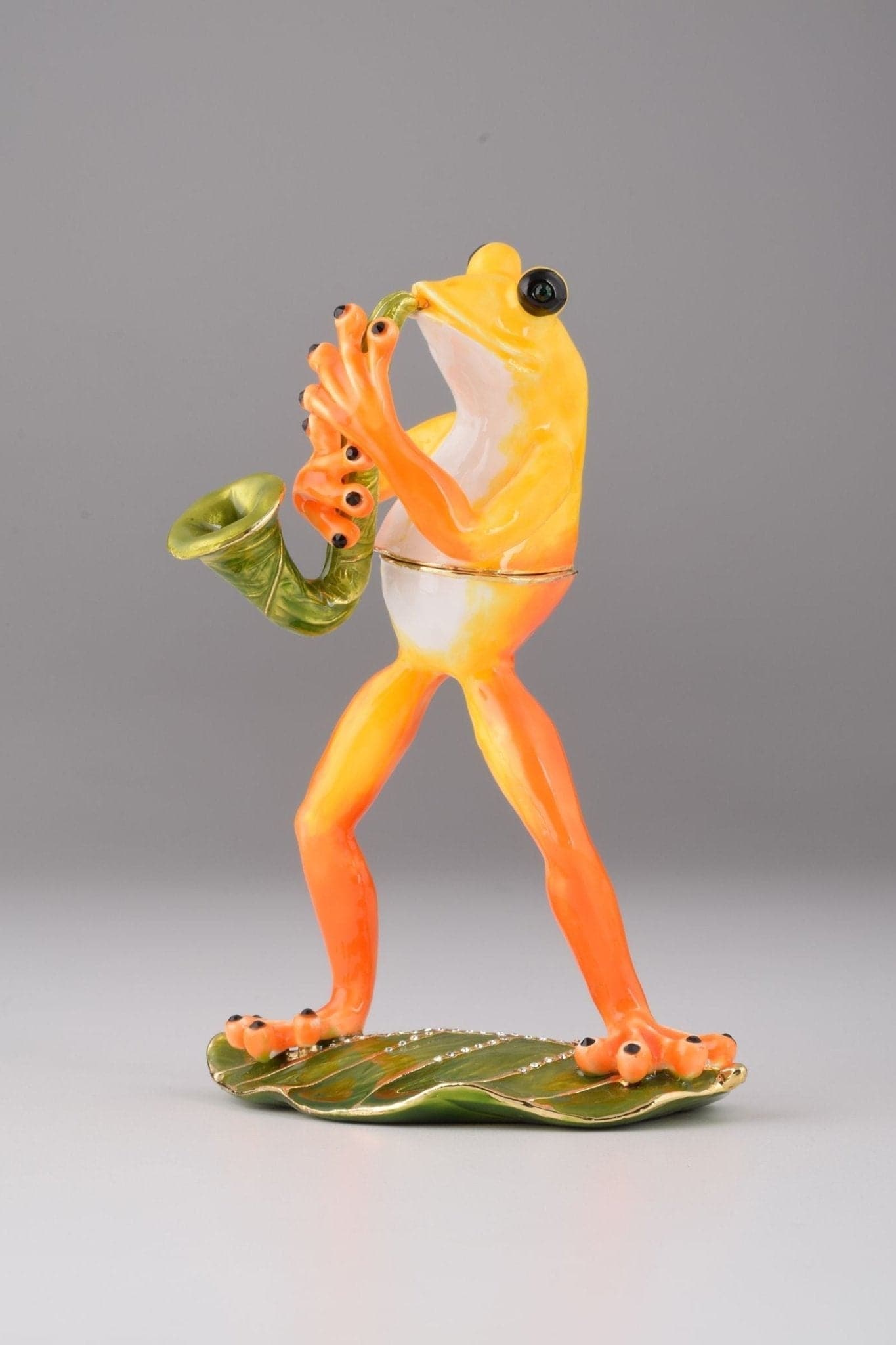 Frog Playing a Saxophone - Treasures of my HeART