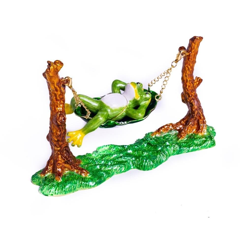 Frog Relaxing on Hammock - Treasures of my HeART