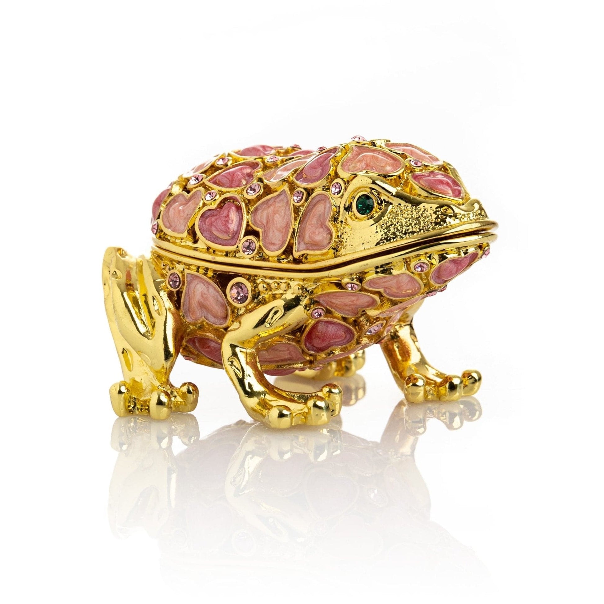 Golden Frog with Hearts | Treasures of my HeART