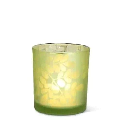 Green Frosted Leaf Tealight Holder | Treasures of my HeART