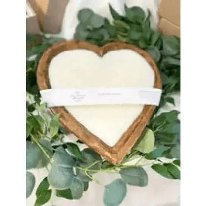 Heart Shaped L'amour Dough Bowl Candle - Treasures of my HeART