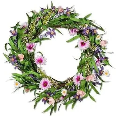 Large Pink Floral Wreath - Treasures of my HeART