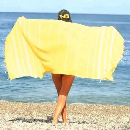 Lina Peshtemal Beach Towel Yellow | Treasures of my HeART