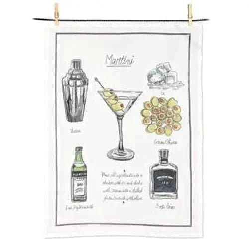 Martini Recipe Tea Towel | Treasures of my HeART