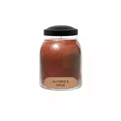 Nutmeg & Spice Scented Candle - 6 Oz, Baby Jar | Treasures of my HeART