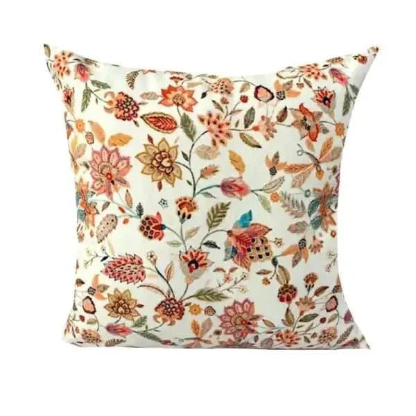 Outdoor Pillow Floral Coral - Treasures of my HeART