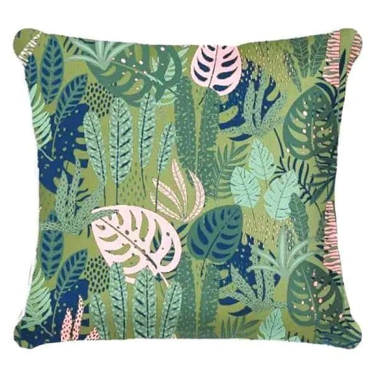 Outdoor Pillow Multi Floral Palms | Treasures of my HeART