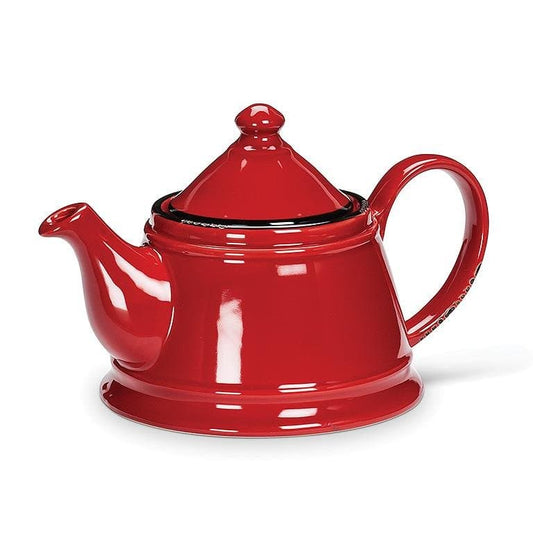 Red Enamel look Teapot | Treasures of my HeART
